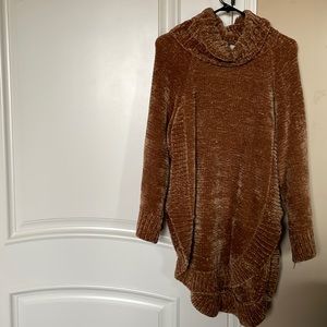 Anthropologie Velour Sweater